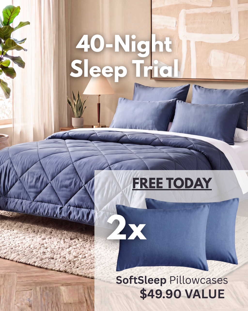 EasySleep Doona – The quick-drying 2-in-1 doona that means you can ditch the bed linen.
