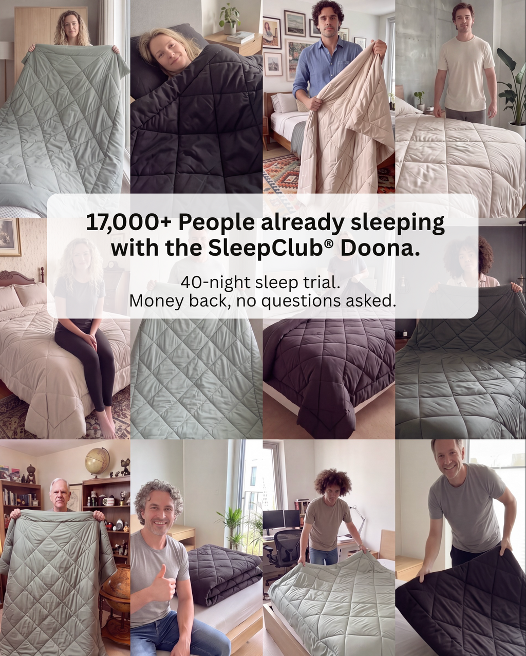 EasySleep Doona – The quick-drying 2-in-1 doona that means you can ditch the bed linen.