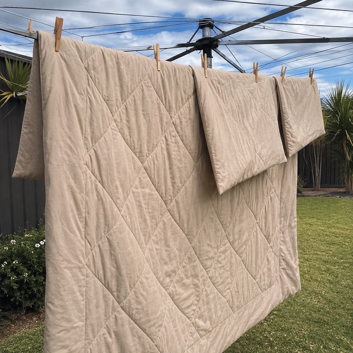 Sleep Club doona drying quickly