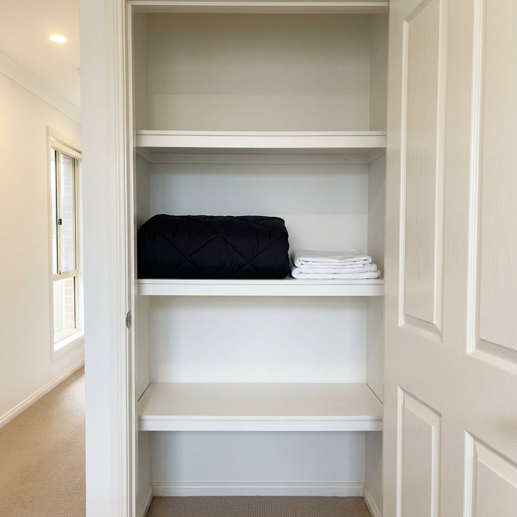 A tidy linen wardrobe